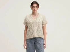 Bellerose Abevy Mouwloze Trui Sable Hot