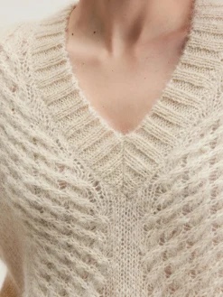 Bellerose Abevy Mouwloze Trui Sable Hot