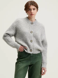 Bellerose Adyka V-hals Cardigan Light grey