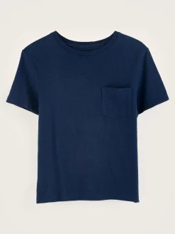Bellerose Aldo Korte Mouwen T-shirt Blue nights Discount