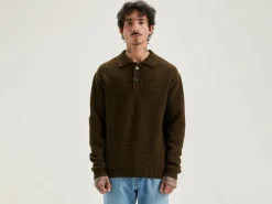 Bellerose Allos Polo-style Trui Olive Best