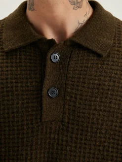 Bellerose Allos Polo-style Trui Olive Best