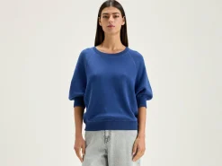 Bellerose Anglet Ronde-hals Trui Blue jeans