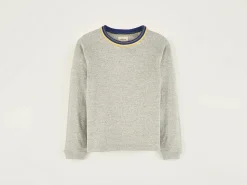 Bellerose Arkas Lange Mouwen T-shirt Heather grey Outlet