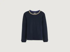 Bellerose Arkas Lange Mouwen T-shirt Navy Sale