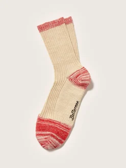 Bellerose Baudy Sokken Beige mélangé / Sanguine Online
