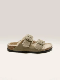Birkenstock Arizona Omgekeerd Lam Voor Vrouwen New