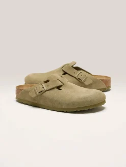 Birkenstock Boston Suede Leder Voor Vrouwen New