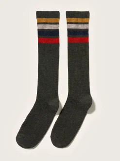 Bellerose Bopek Kniehoge Sokken Dark grey Hot