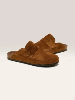 Bosabo Cognac Velours Klompen Sale