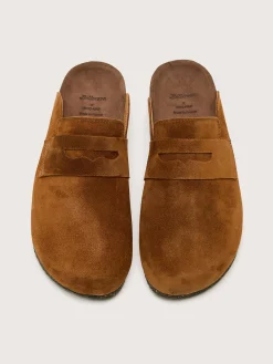 Bosabo Cognac Velours Klompen Sale