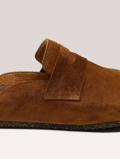 Bosabo Cognac Velours Klompen Sale