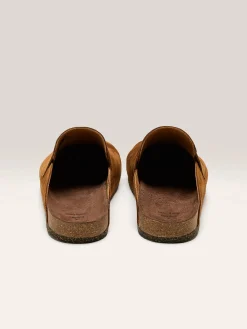 Bosabo Cognac Velours Klompen Sale