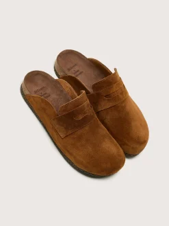 Bosabo Cognac Velours Klompen Sale