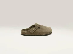 Bosabo Taupe Velours Klompen Online