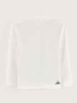 Bellerose Camo Lange Mouwen T-shirt White Discount