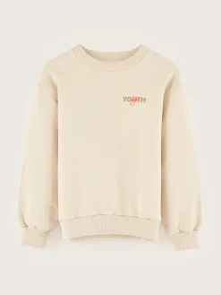 Bellerose Chami Ronde Hals Sweatshirt Sugarcane New