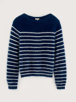 Bellerose Dato Angora-mix Trui Cream / Indigo New
