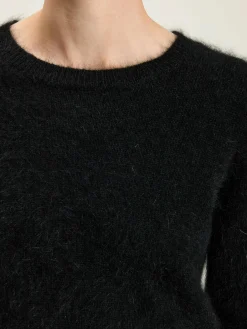 Bellerose Datti Angora-mix Trui Off black Clearance