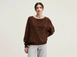 Bellerose Datus Angora-mix Trui Coffee Hot
