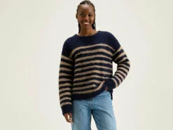 Bellerose Decat Ronde Hals Trui Naval / Pancake Clearance