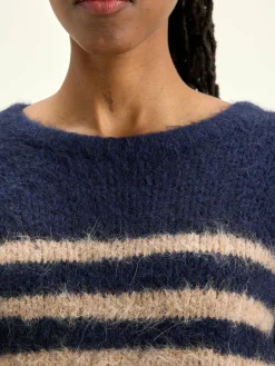 Bellerose Decat Ronde Hals Trui Naval / Pancake Clearance