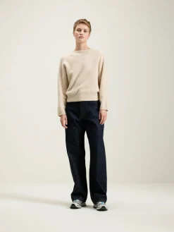 Bellerose Deros Ronde Hals Trui Cream New