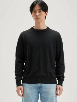 Bellerose Dilliv Ronde Hals Trui Off black Outlet