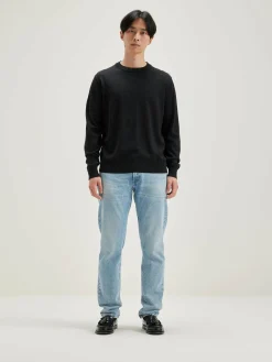 Bellerose Dilliv Ronde Hals Trui Off black Outlet