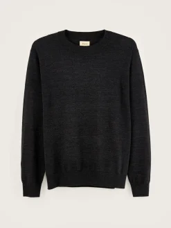 Bellerose Dilliv Ronde Hals Trui Off black Outlet