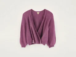 Bellerose Dioph V-hals Wikkelcardigan Lychee Outlet