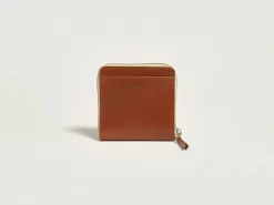 Bellerose Dolhar Portemonnee Met Rits Cognac Clearance