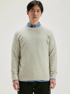 Bellerose Donoon Ronde Hals Trui Oyster Outlet