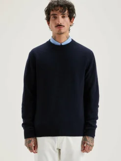 Bellerose Donoon Ronde Hals Trui Navy Outlet