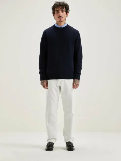 Bellerose Donoon Ronde Hals Trui Navy Outlet