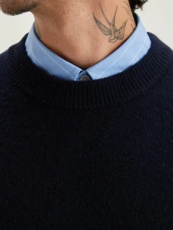 Bellerose Donoon Ronde Hals Trui Navy Outlet