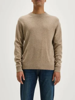 Bellerose Donoon Ronde Hals Trui Oatmeal Clearance