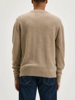 Bellerose Donoon Ronde Hals Trui Oatmeal Clearance