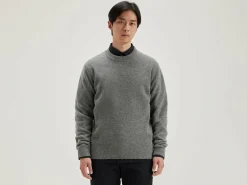 Bellerose Donoon Ronde Hals Trui Mid grey Outlet