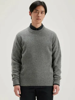 Bellerose Donoon Ronde Hals Trui Mid grey Outlet