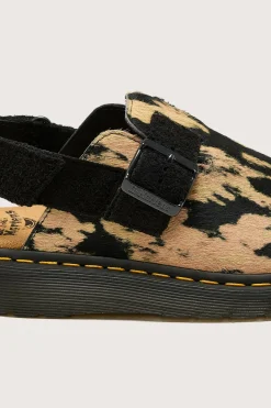 Dr martens DR. MARTENS Jorge Ii Contrast Hair-On Mules For Women New