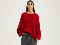 Bellerose Dukas Cropped Trui Ecarlate Discount
