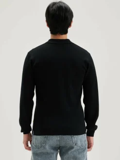 Bellerose Dynol Polo-style Trui Black blue