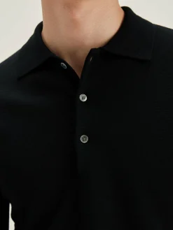 Bellerose Dynol Polo-style Trui Black blue