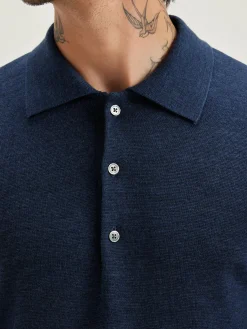 Bellerose Dynol Polo-style Trui Night shadow Online