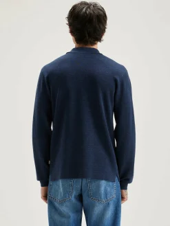 Bellerose Dynol Polo-style Trui Night shadow Online