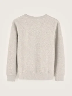 Bellerose Fago Ronde Hals Sweatshirt Heather grey Sale