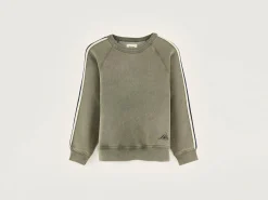 Bellerose Fagoso Ronde Hals Sweatshirt Moss Clearance