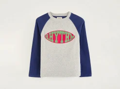 Bellerose Fanos Lange Mouwen T-shirt Heather grey Clearance