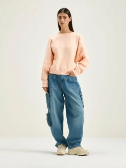 Bellerose Fella Relaxed Sweatshirt Light rose Discount